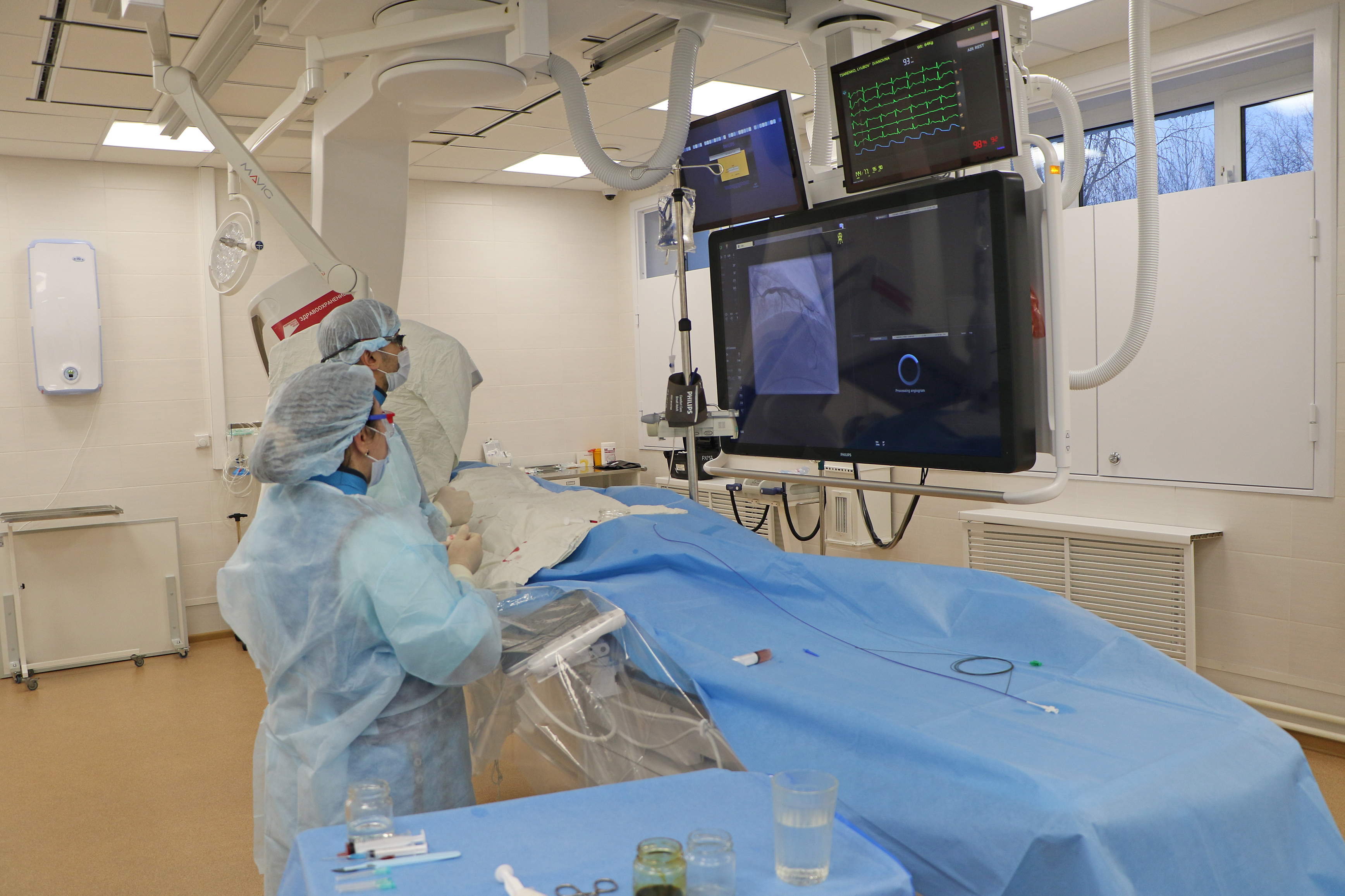 Впервые в окружной больнице Нижневартовска выполнили graft-стентирование аневризмы почечной артерии.
